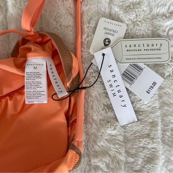 🌿|NWT| Sanctuary x Anthropologie High Leg One Piece Swimsuit - Picture 7 of 11